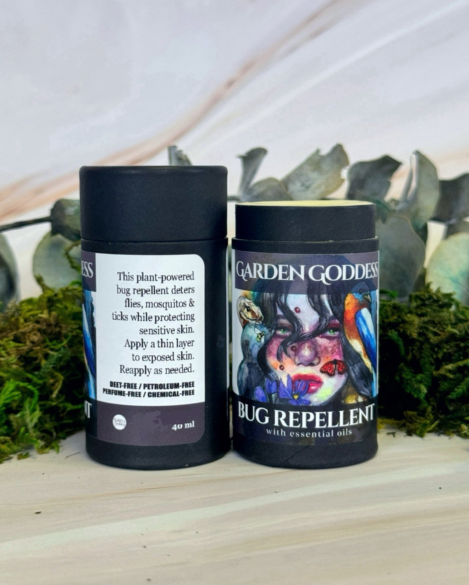 chemical free bug spray for garden Garden Goddess Bug Repellent Stick (zero waste) – Nature Goddess Co